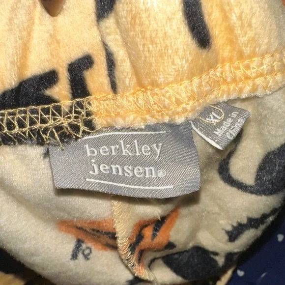 Halloween Cat Print Pajama Pants - Picture 2 of 2